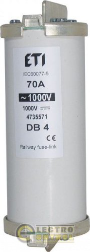 Предохранитель DB-4 70A 1000V  (для ж/д оборудования) 4735571