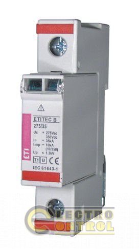 Ограничитель перенапряжения  ETITEC BS 320/50 (1+0) 2p, RC 2445220