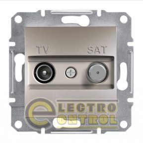 Розетка TV-SAT оконечная (1dB), бронза Розетка TV-SAT оконечная (1dB), бронза