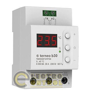 Потужний терморегулятор terneo b30