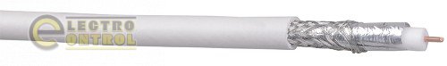 Каб. коаксиальный RG11, 75 Ом, FPE, ПВХ, бел. (305м)