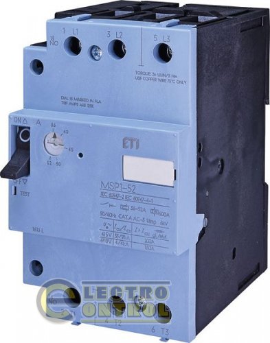 Автоматический выключатель защиты двигателя MSP1-32 (15 kW, 22-32A) 4646628