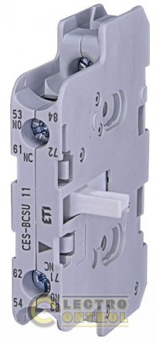 Блок контактів CES-BCSU 11 (1АЛЕ+1НЗ, CES40...400, бік. 2-й рівень, 5.6A 230V) 2шт!!! 4646576