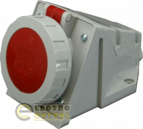 Розетка настенная IZG (IP 67), 32A, 400V, 5 полюсов