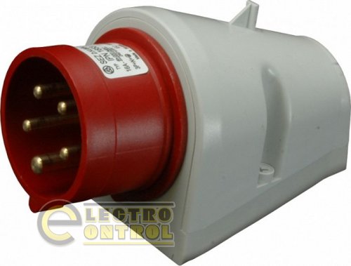 Штепсель настенный IPN (IP 44), 32A, 400V, 5 полюсов Штепсель настенный IPN (IP 44), 32A, 400V, 5 полюсов