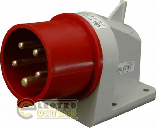 Штепсель вбудовується IR (IP 44), 32A, 400V, 5 полюса
