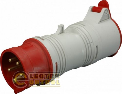 Адаптер A 5p/4p (IP 44), 16A, 400V, 4 полюса / 5 полюсів