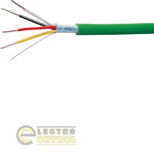 KNX-кабель 2х2х0.8 зелёный, halogen free, рулон 500м