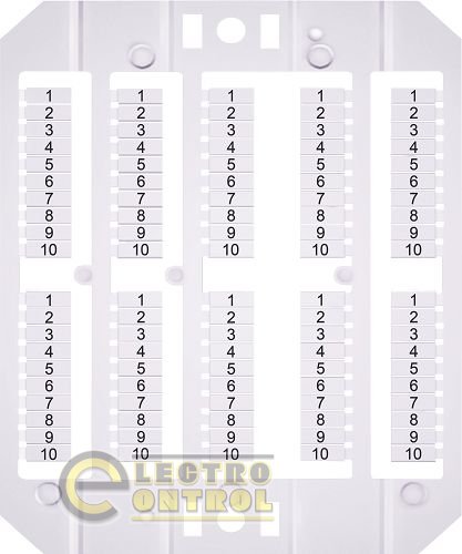 Маркування клем ESP-SHZ/1/1_50 (1-50,  для пружинних клем, 1,5 мм2) 3903197