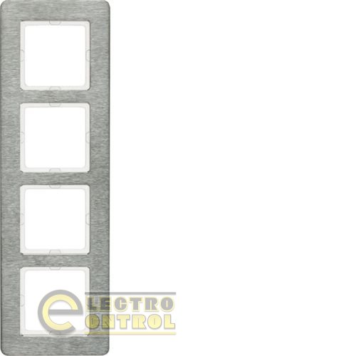 Рамка 4Х вертикальная нержавеющая сталь Q.7 Рамка 4Х вертикальная нержавеющая сталь Q.7