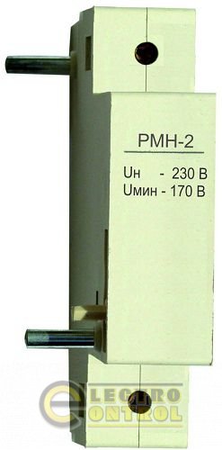 Расцепитель минимального напряжения РМН-2 до ВА 1-63,  4,5 кА на DIN-рейку