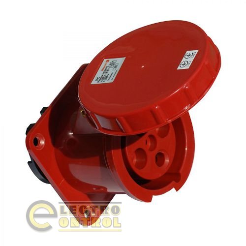 Розетка РС -334 3 полюса + PE 63А 400В IP54
