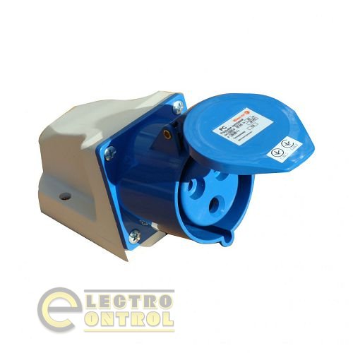 Розетка РС -113 2 полюса + PE 16А 230В IP44