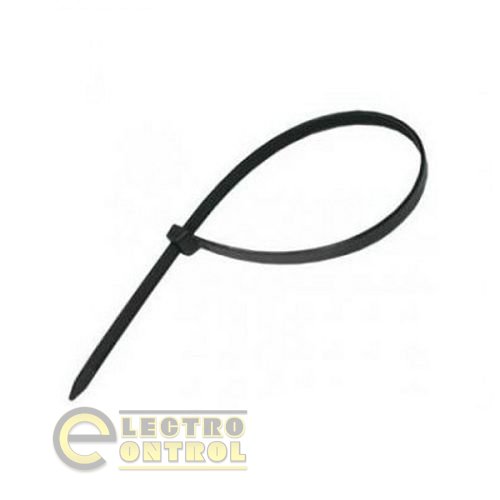 Хомут кабельный Хс пластиковый, цвет - черный, размер   5mm x 200mm