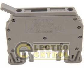 Клемма на DIN-рейку серии MRK-S 6 мм2 под предохранитель 5х20 (красная) (с предохранителем 6,3А) Клемма на DIN-рейку серии MRK-S 6 мм2 под предохранитель 5х20 (красная) (с предохранителем 6,3А)