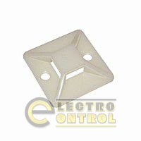 Площадка под хомут 28х28 самоклейюча (уп - 100 шт) Площадка под хомут 28х28 самоклейюча (уп - 100 шт)