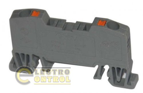 Проходная клемма пружинная на DIN-рейку серии ОРK сечением 4 мм 2