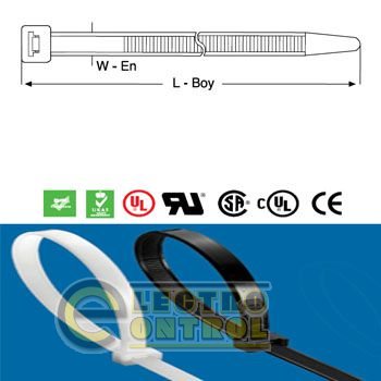 Хомут (нейлон) 140х3,6 (упакування по 100 шт.)