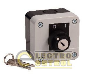 Пост кнопочный командоаппаратный 10A  230/400B  (2-х позиционная с ключом  N0+NC)