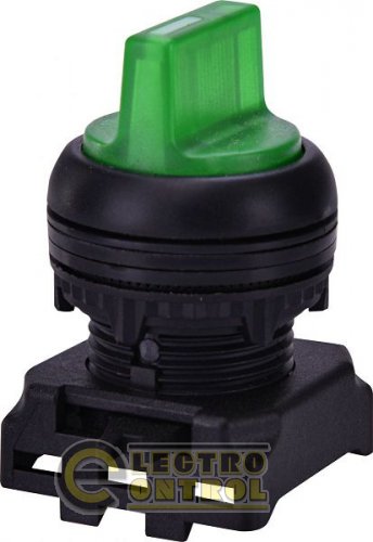 Переключатель поворотный EGS3I-NN024C-G (3-х позиционный, с фиксацией 1-0-2, 45°, с модулем LED, 24V AC/DC, зеленый) 4771433 Переключатель поворотный EGS3I-NN024C-G (3-х позиционный, с фиксацией 1-0-2, 45°, с модулем LED, 24V AC/DC, зеленый) 4771433