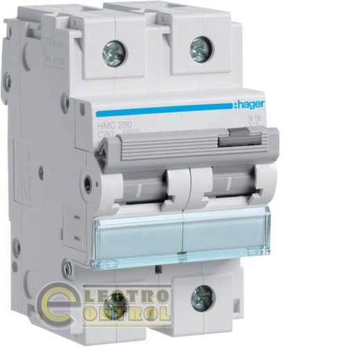 Автоматический выключатель Hager HMC280 80А 2p AC