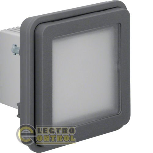 Вставка LED-сигнала синего цвета, серая, 10А/250В W.1 Вставка LED-сигнала синего цвета, серая, 10А/250В W.1