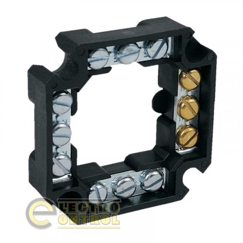 Клеммная колодка четырехгранная 16х4, до 4 мм, напряжение до 500 V