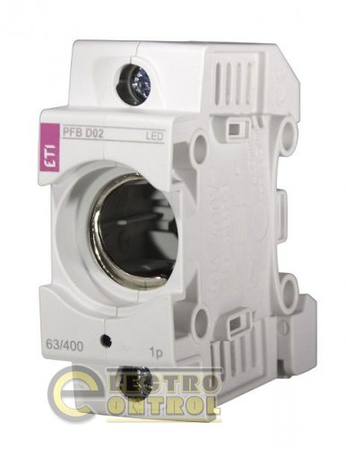 Тримач запобіжника PFB D02 1p LED (63А, E18) 2510022