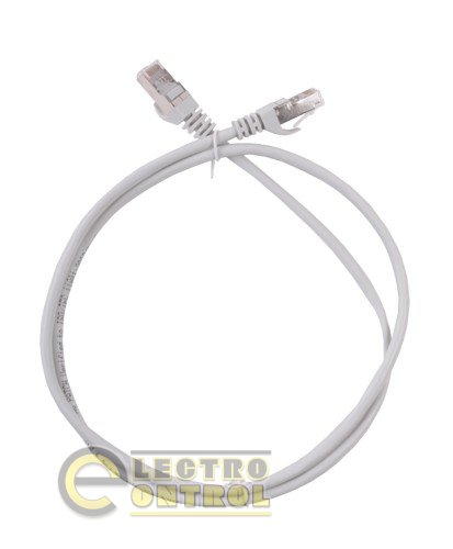 Комутаційний шнур ( патч-корд), кат.6 FTP, 1м, сірий