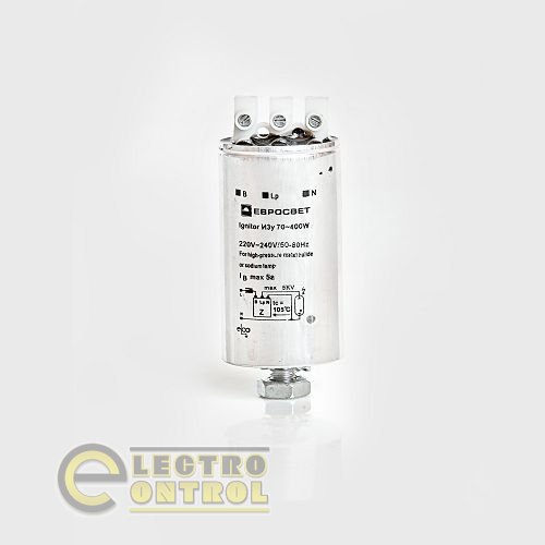 стартер ЕВРОСВЕТ ИЗУ-70W-400W стартер ЕВРОСВЕТ ИЗУ-70W-400W