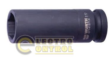 Ключ торцевой ударный удлиненный, 1/2 ", WS 22