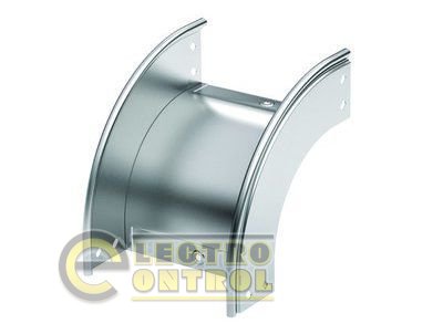 Угол CD 90 вертикальный внешний 90° 200/50, нержавеющий Угол CD 90 вертикальный внешний 90° 200/50, нержавеющий