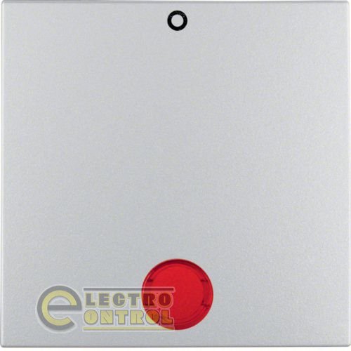 Клавиша 1Х с надписью "0" с линзой, алюминий B.х Клавиша 1Х с надписью "0" с линзой, алюминий B.х