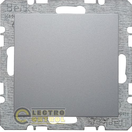 Заглушка с центральной панелью, с цоколем, алюминий B.х