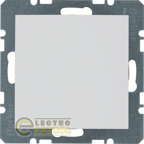 Заглушка із центральною панеллю, без цоколя, полярна білизна матова S.1/B.х Заглушка із центральною панеллю, без цоколя, полярна білизна матова S.1/B.х