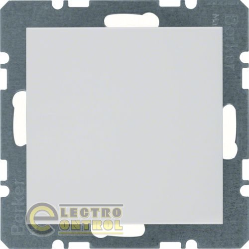 Заглушка с центральной панелью, без цоколя, полярная белизна S.1