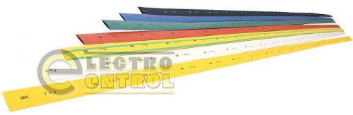 Термоусадочная трубка ТТУ 40/20 желтая 1 м