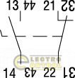 Блок контактів CES-BCSU 11 (1АЛЕ+1НЗ, CES40...400, бік. 2-й рівень, 5.6A 230V) 2шт!!! 4646576