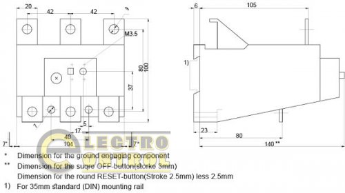 Теплові реле CES-RT4-160 (CES 140…400_135-160) 4646609