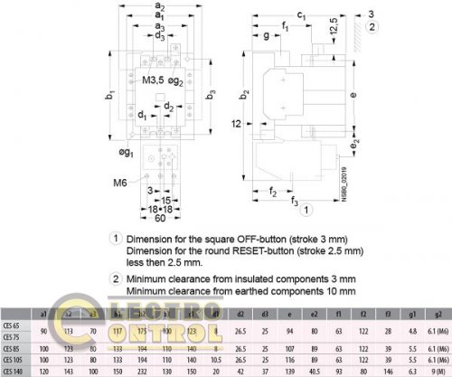 Контактор CES 105.22 (55 kW) 24V AC 4646567