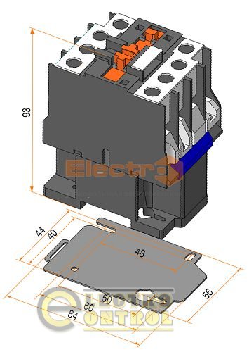 Пускатель ПМЛо-1-25    25А      42В   АС3  1NO