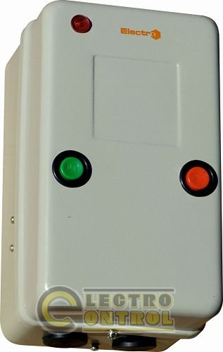 Пускатель 65А  и реле  в металлическом защитном корпусе   Ue=380В/АС3  IP54 с индикатором