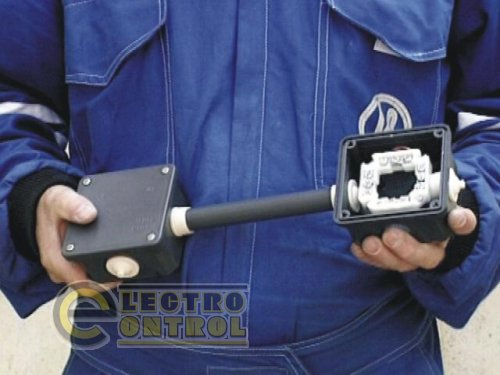 Коробка с сальником 1601 и климником S-66 (светло-серый), 117х117х58 мм, IP 54