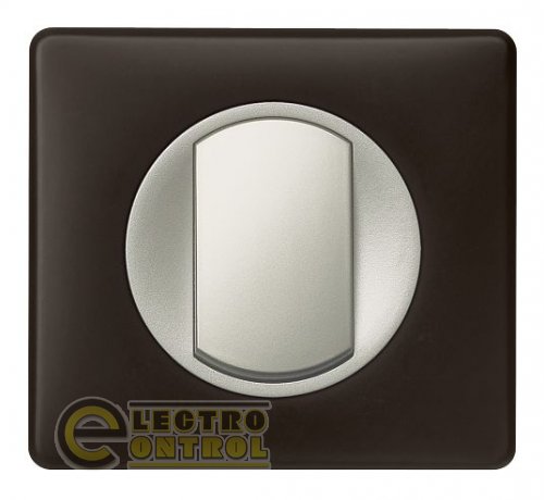 Рамка Legrand 66741 Celiane 1 пост Чёрная перкаль