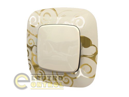 Рамка Legrand 754351 Valena ALLURE 1-постова універсальна Нарцис золото