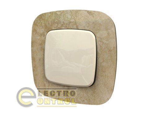 Рамка Legrand 755521 Valena ALLURE 1-постовая универсальная Дворцовый мрамор