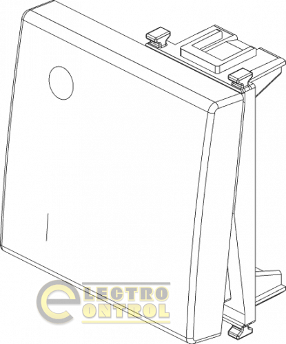 Клавиша 2-модульная взаимозаменяемая символ O I