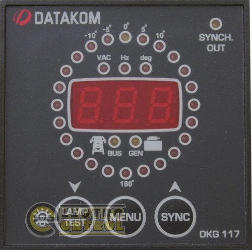 DATAKOM DKG-117, 72x72mm Контроллер синхронизации с контрольным реле