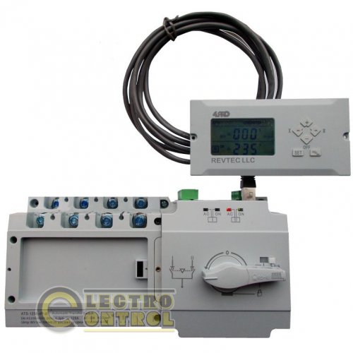 4PRO ATS-125A-4P-di Интел.устройство автоматического ввода резерва (АВР), 4 пол., 125A, 230/400V, 50/60Гц, 1-3 фазы