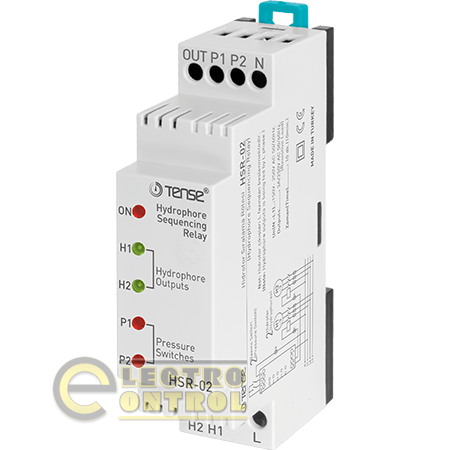 Реле последовательности работы насосов гидрофор на DIN рейку + винты